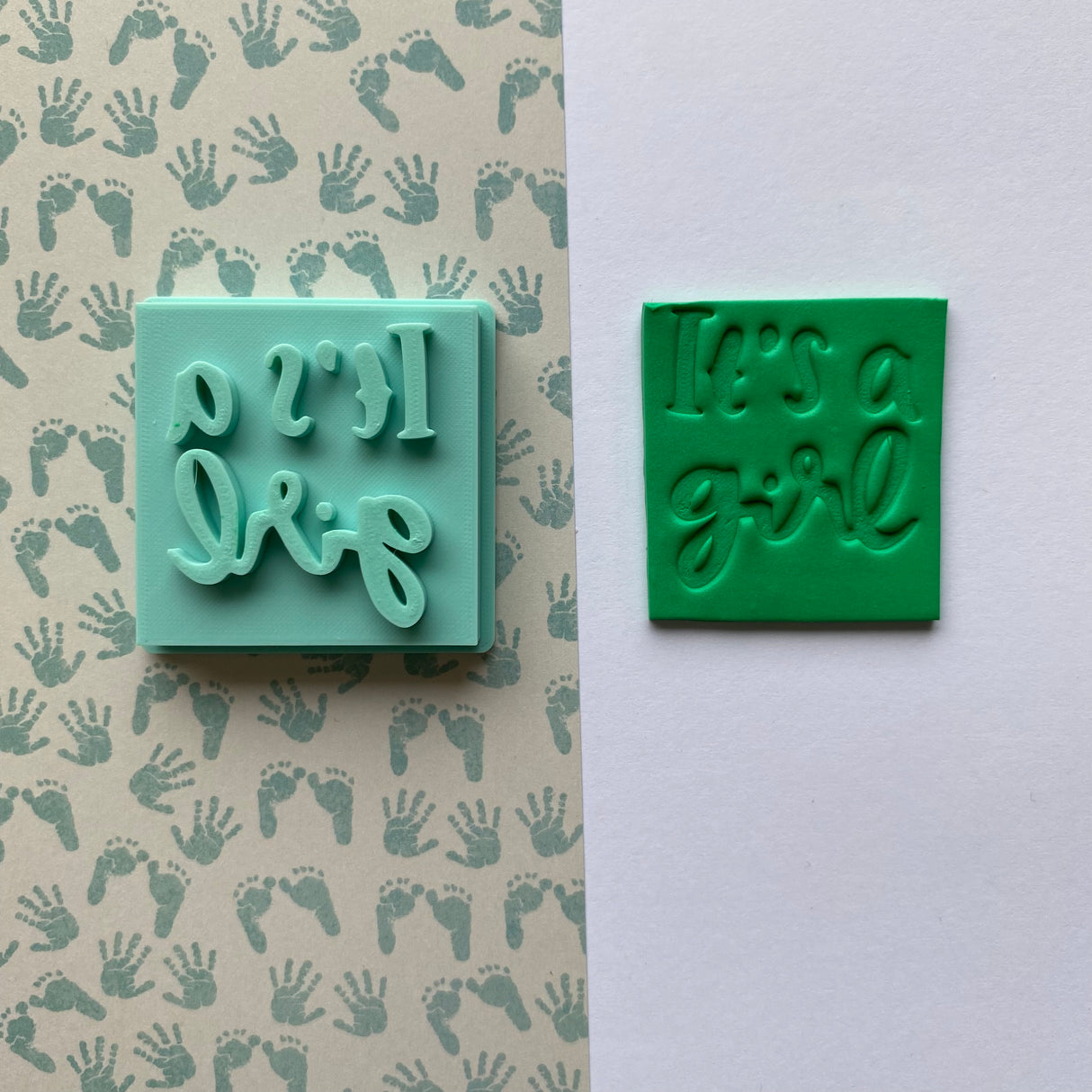 It’s a Girl Stamp