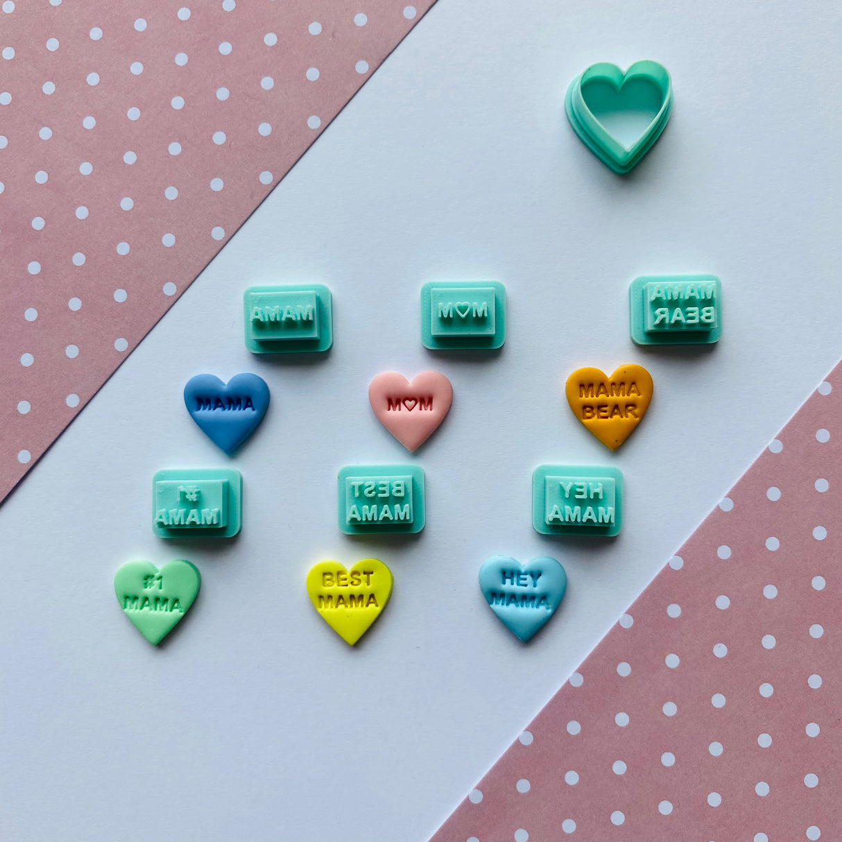 Candy Heart Stud Packs