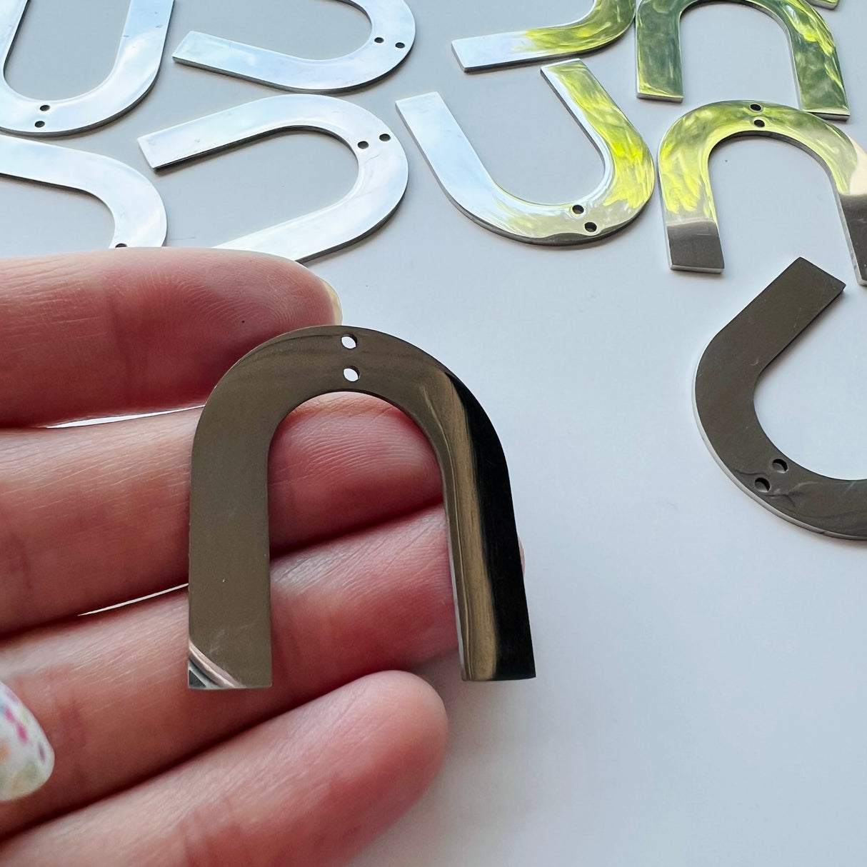 Perfect Arch Charms - Stainless Steel - 10 pack