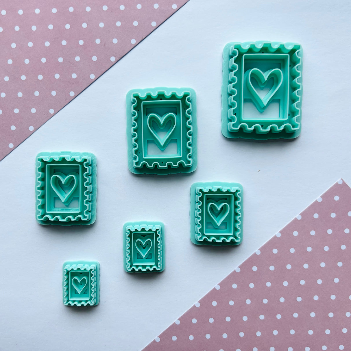 Heart Postage Stamp Cutter