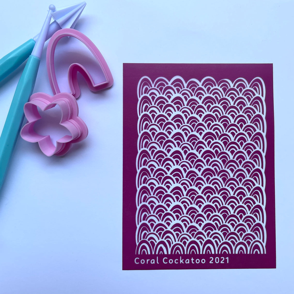Mermaid Scales Silk Screen 020