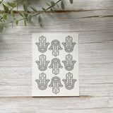 Hamsa Hand and Matching Cutter Set - Water Soluble Transfer