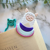 Llama Book Snuggle - Bookmark Cutter Set