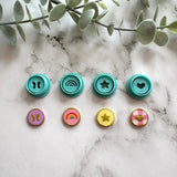 Classic Faux Enamel Charms - 4 Cutter Set