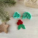 Holly Berries Imprint Cutter Set