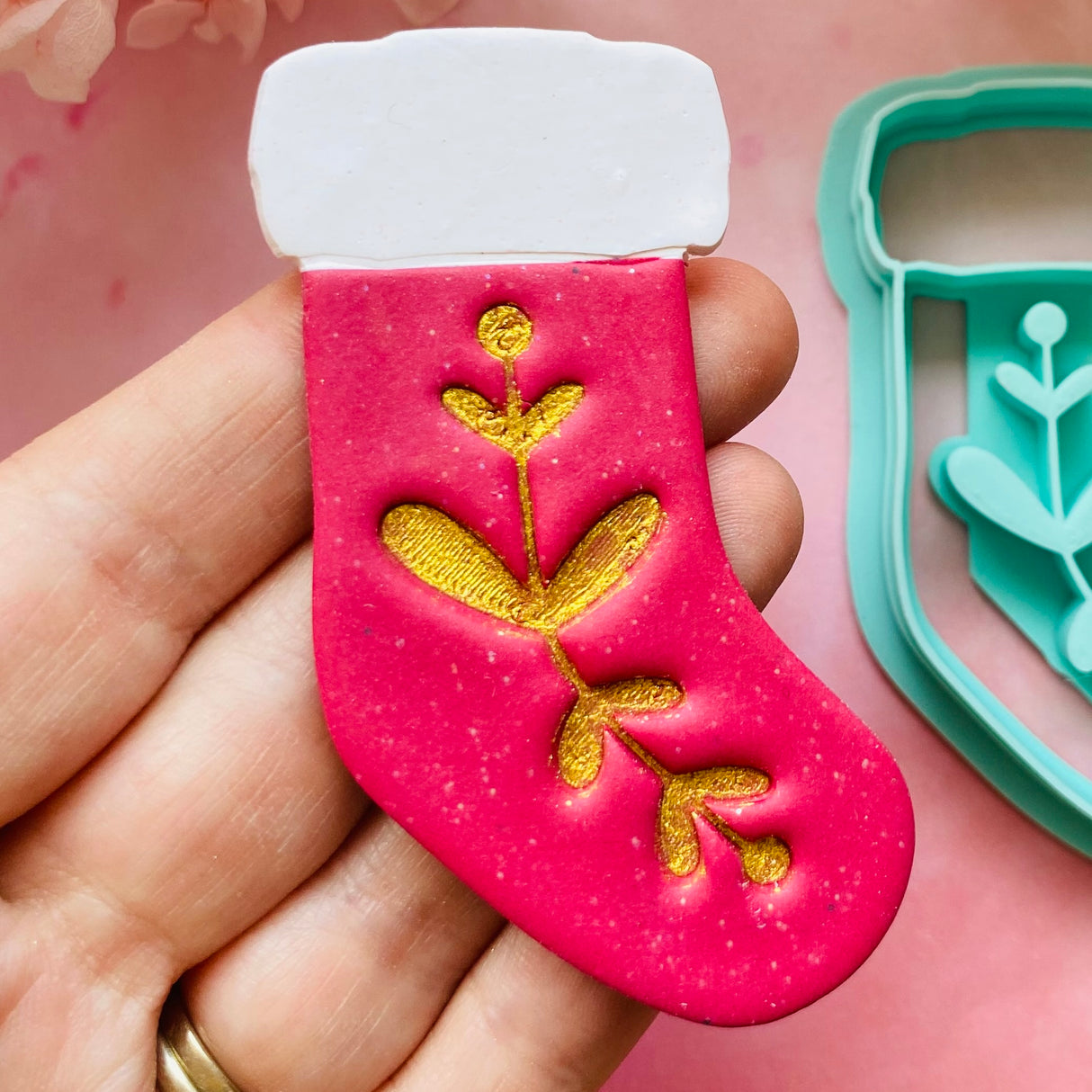 Folk Stocking Decoration Cutter STL - digital download