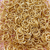 10mm Jump Rings - Gold Plated - Surgical Stainless Steel