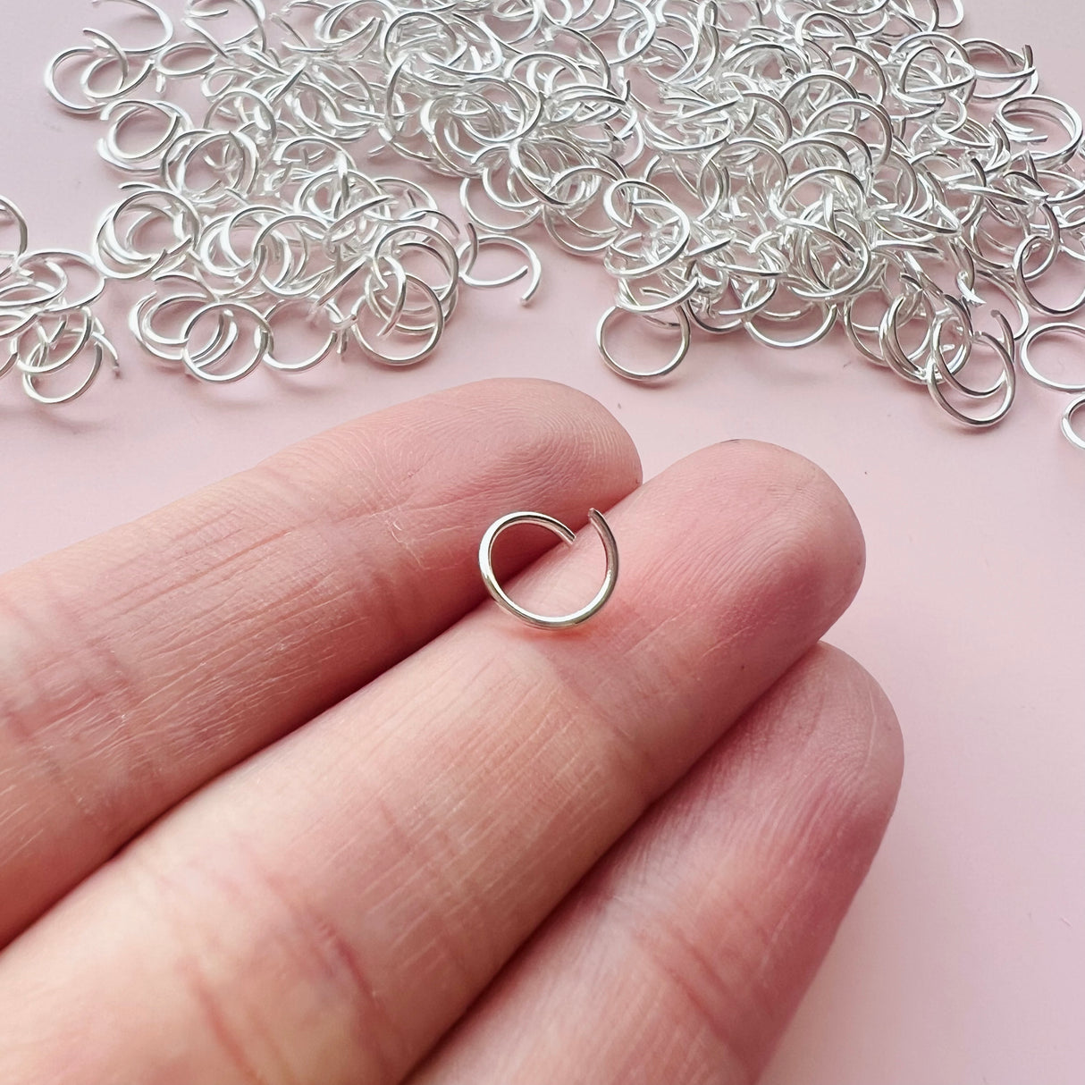 Jump Rings - Bright Silver
