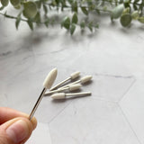 Felt Sanding Head - 6mm Cone - 5 pack