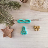 3D Dimpled Cute Bow Cutter