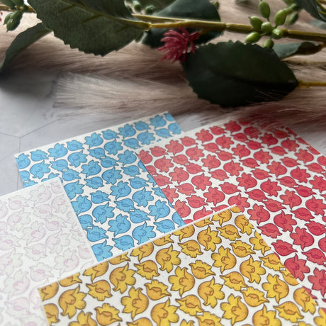 Open Blooms - Water Soluble Transfer