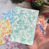 Watercolour Spots - Water Soluble Transfer