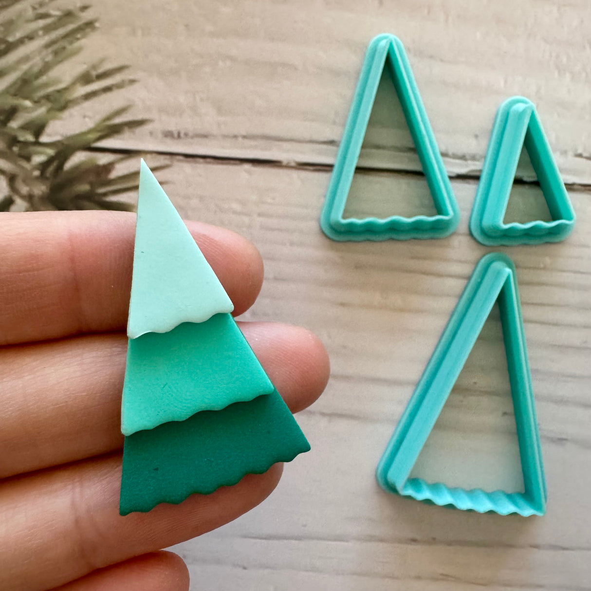 Slim 3 Piece Layered Christmas Tree Cutter Set