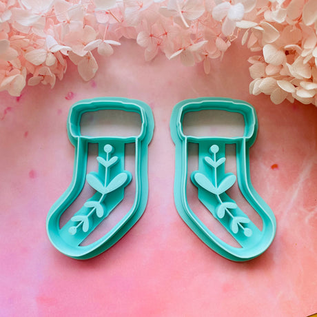 Folk Stocking Christmas Decoration Cutter
