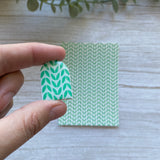 Chevron Leaves - Water Soluble Transfer