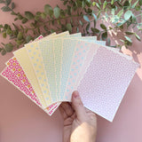 Tiled Retro Flower - Water Soluble Transfer