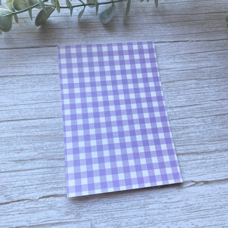 Gingham - Water Soluble Transfer