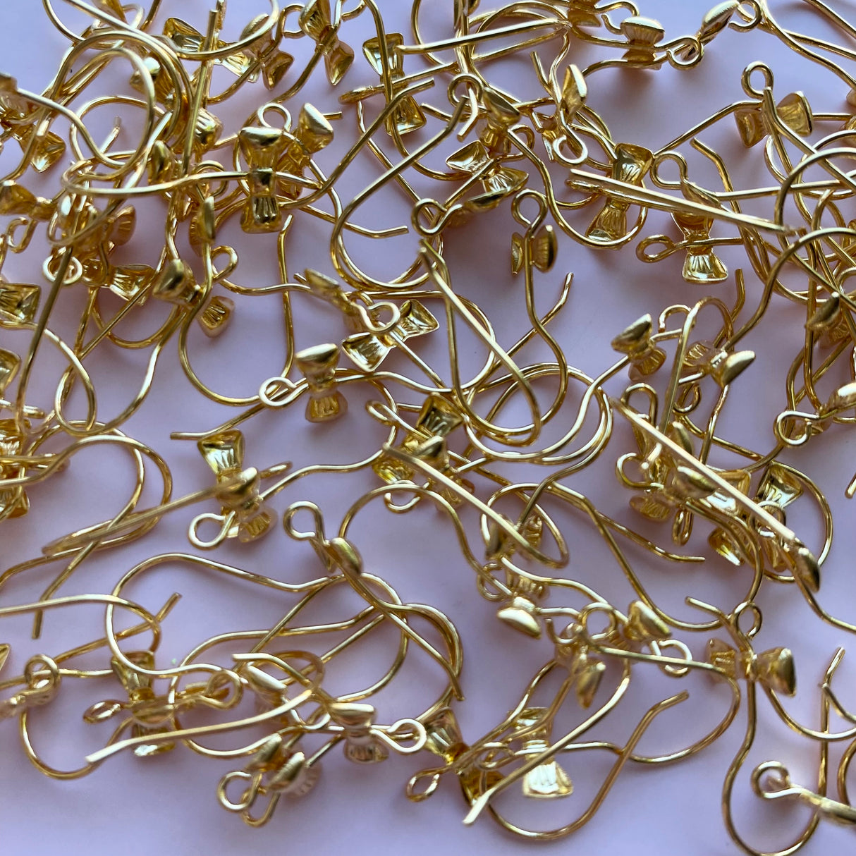 Bow Hook - Gold Plated Stainless Steel