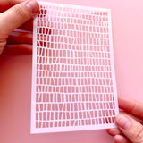 Wavy Weave Stencil