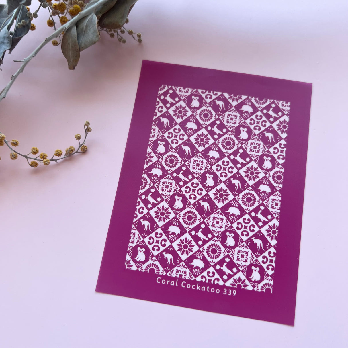 Aussie Bush Shack Kitchen Tiles (SS339) Silk Screen