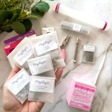 Make Shake Starter Tool & Accessories Set (for polymer clay)