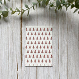 Christmas Tree in Red - Water Soluble Transfer