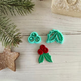 Holly Berries Imprint Cutter Set