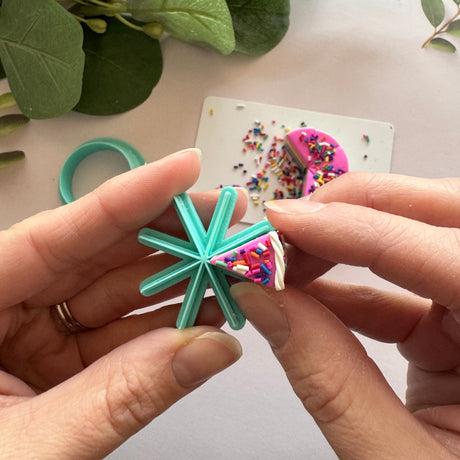Cake Miniature Cutter + Stamp Set