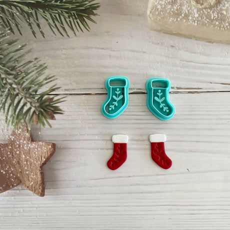 Folk Christmas Stocking Cutter