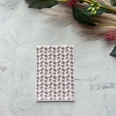 Floating Daisy - Water Soluble Transfer