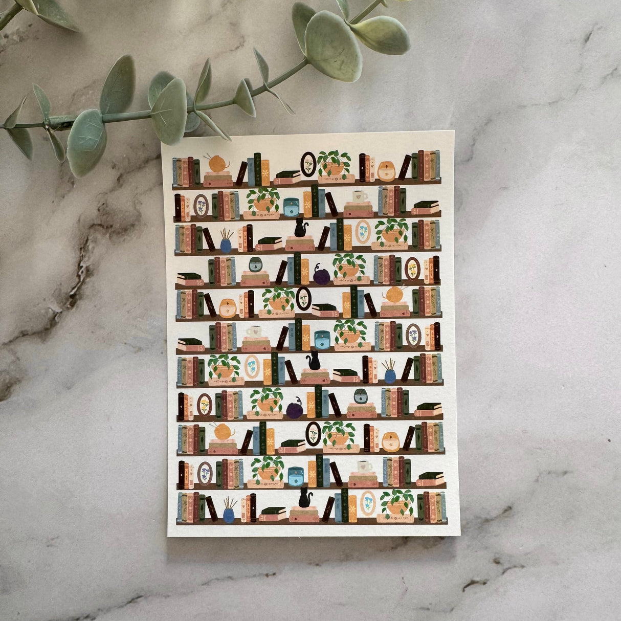 Bookshelf - Water Soluble Transfer