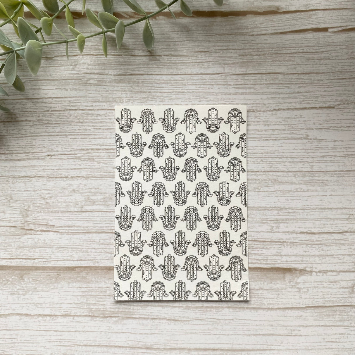 Hamsa Hand Pattern - Water Soluble Transfer