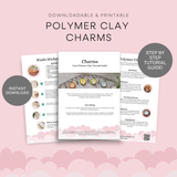 Polymer Clay Charms - Printable Tutorial