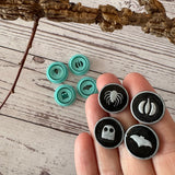 Halloween Faux Enamel Charms - 4 Cutter Set