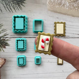 Postage Stamp Frame Stacks Cutter - 2 Piece Set