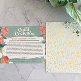 Gold Foil Snowmen and Reindeers - Waterslide Transfer Decal