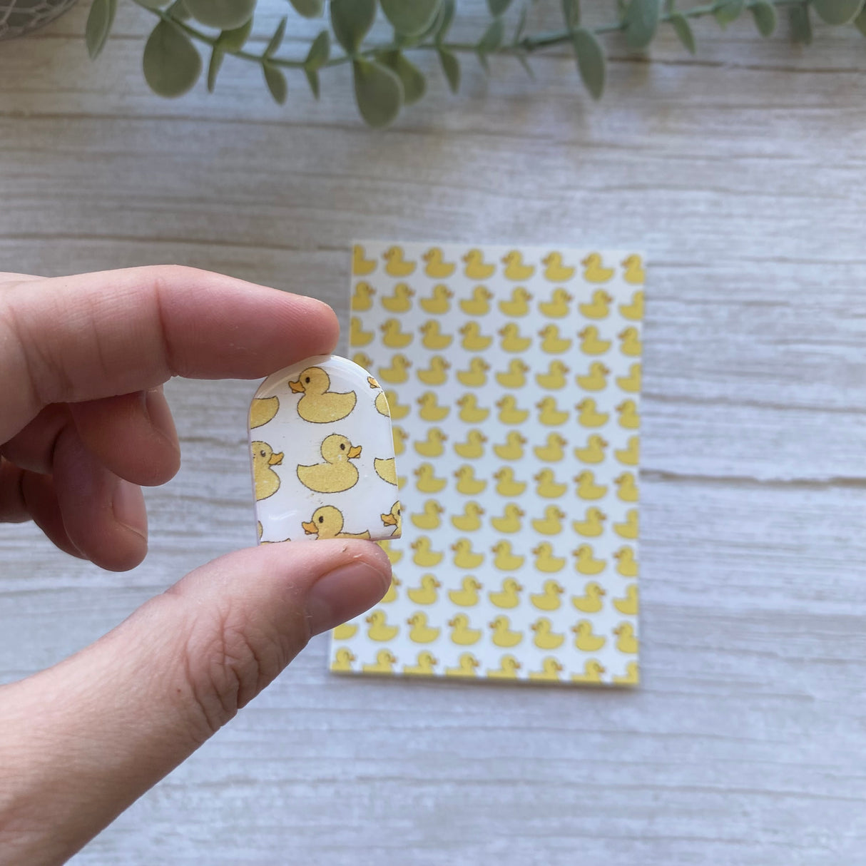 Rubber Ducky in Yellow - Water Soluble Transfer