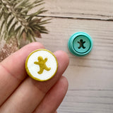 Gingerbread Man Faux Enamel Charm Cutter