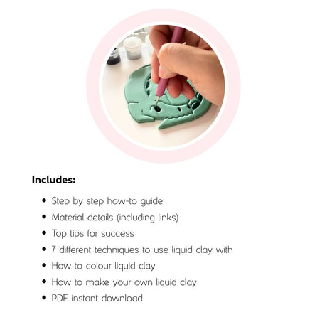 Liquid Polymer Clay - Printable Tutorial
