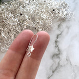 Star Hook - Bright Silver (Vertical Loop)