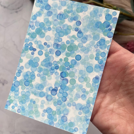 Watercolour Spots - Water Soluble Transfer