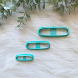 Slim Rounded Rectangle Hair Clip Cutter