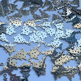 Christmas Tree Charms - Stainless Steel - 10 pack