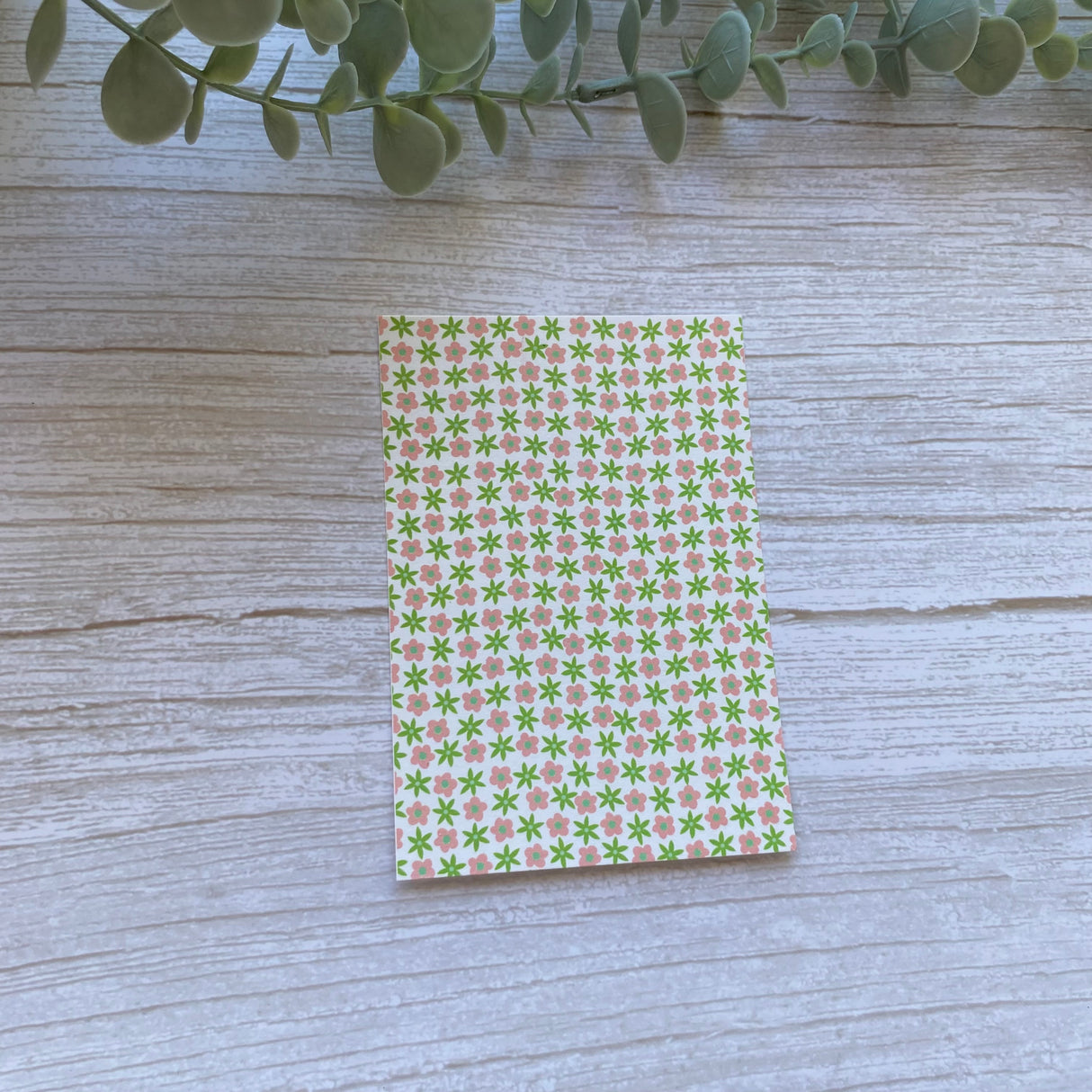 Retro Flowers in Watermelon - Water Soluble Transfer