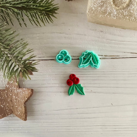 Holly Berries Imprint Cutter Set