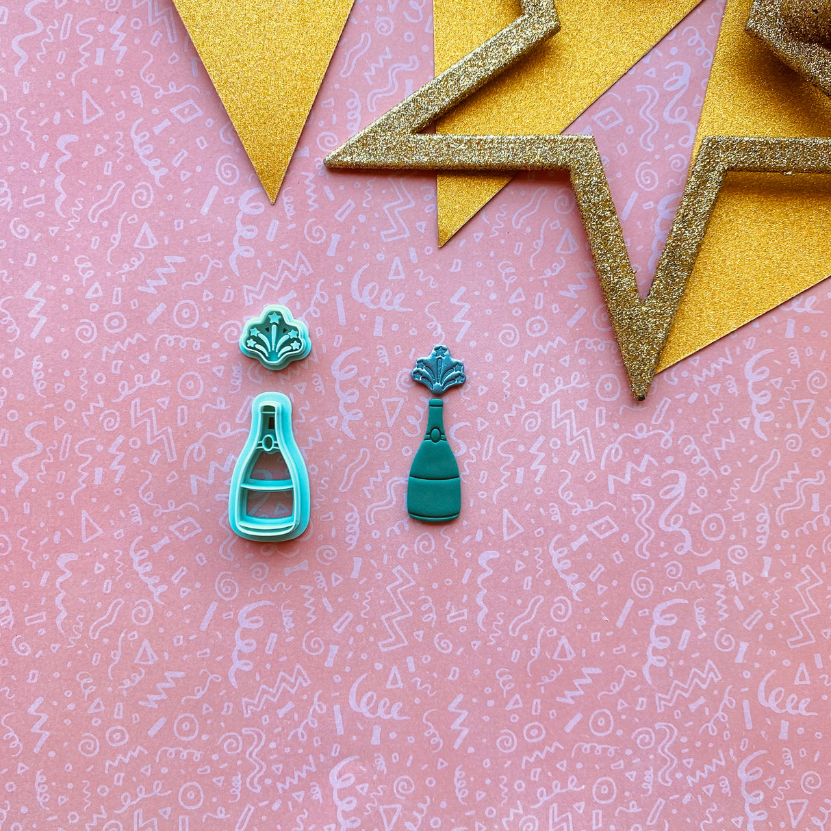 Champagne Burst Cutter Duo Set