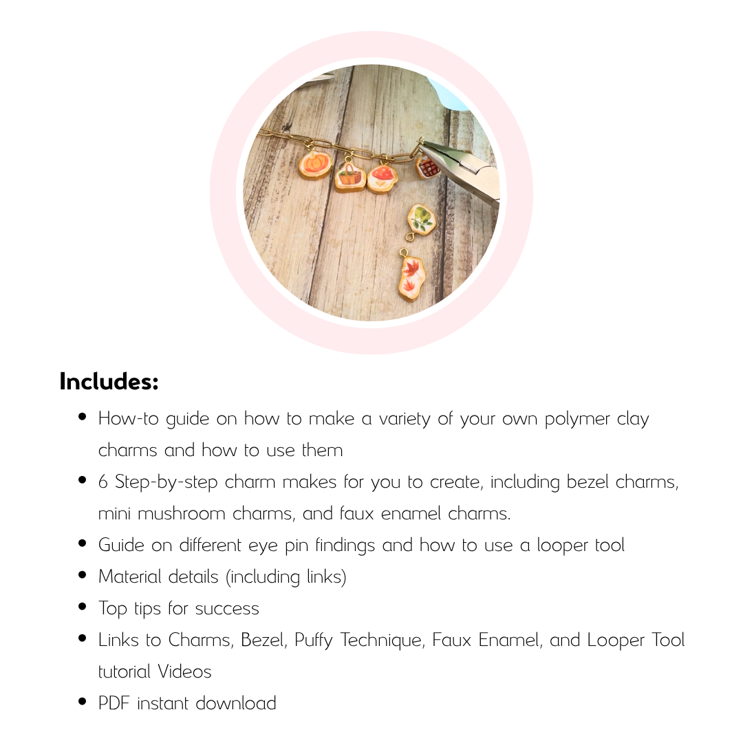 Polymer Clay Charms - Printable Tutorial