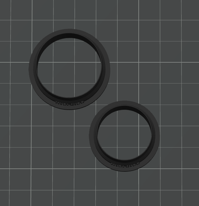 30mm Circle Shadow Box Cutter Set STL - digital download