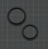 30mm Circle Shadow Box Cutter Set STL - digital download