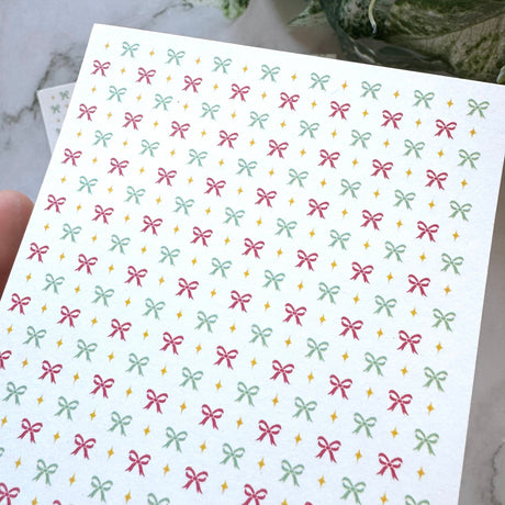 Ribbon Bows - Water Soluble Transfer